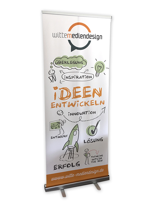 Rollup Design Und Druck Perfekter Digitaldruck Bielefeld