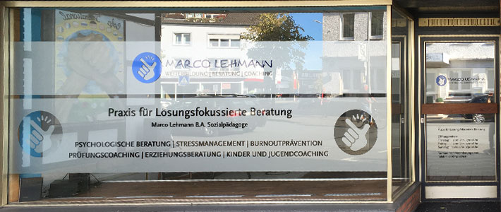 Schaufenster Werbung Gütersloh